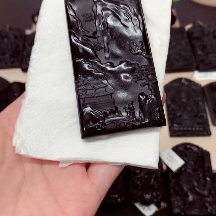 天然a货钢琴黑挂件