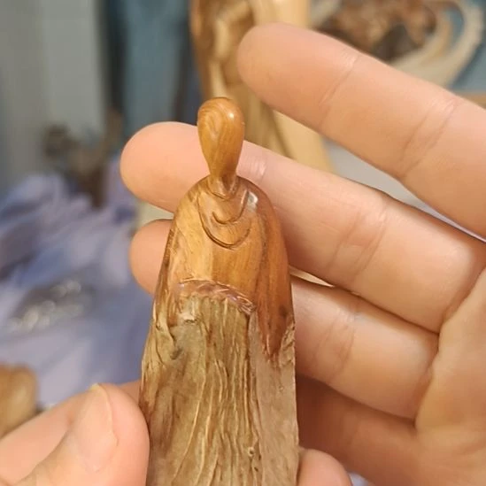 柏木（崖柏）太行崖柏无相手把件