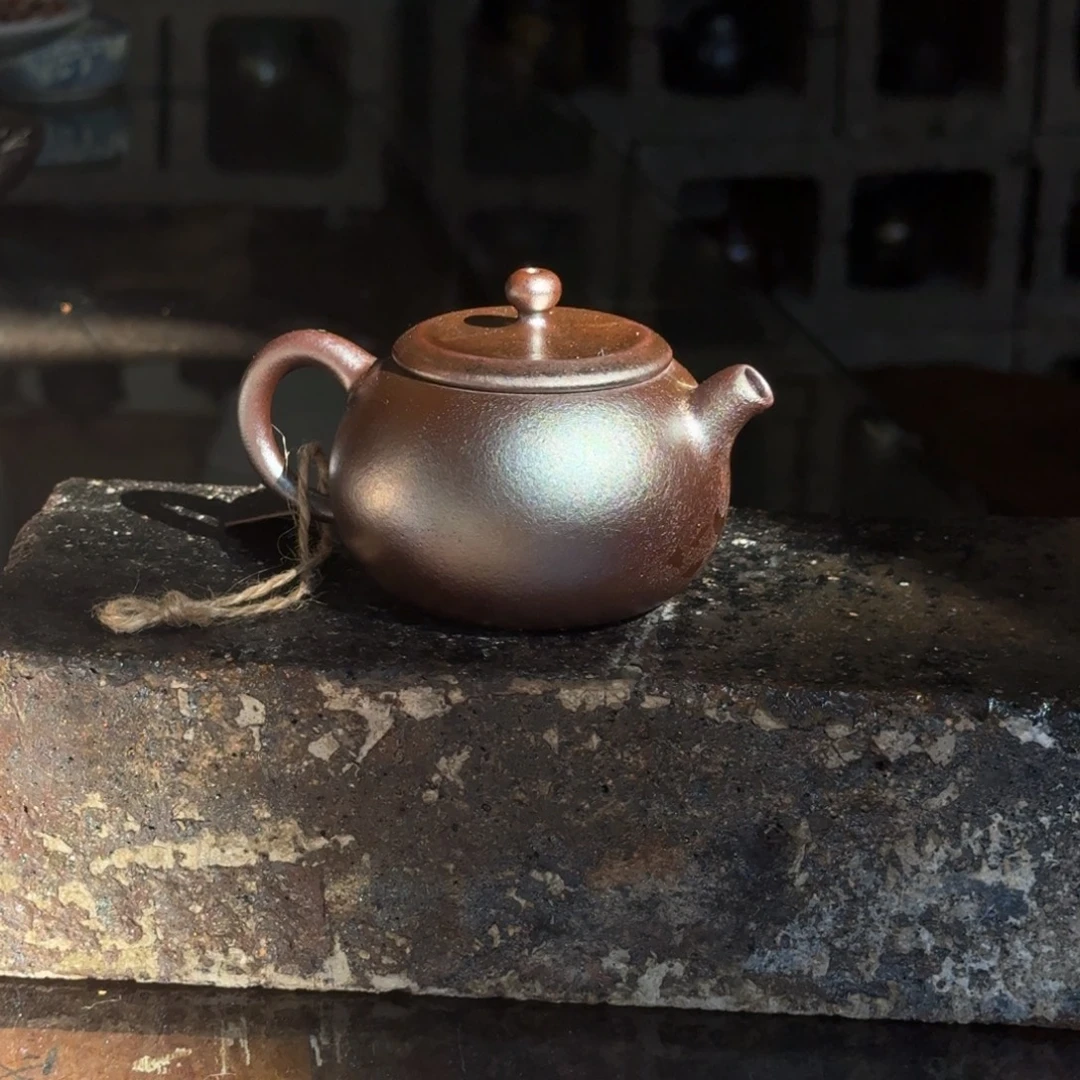 建水紫陶紫泥柴烧茶具