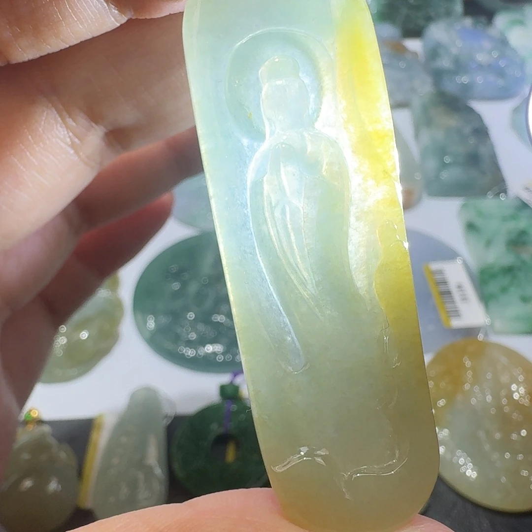颈饰未镶嵌翡翠吊坠