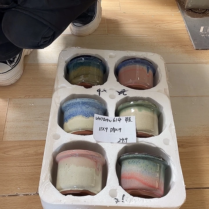 粗陶多肉花盆微瑕614