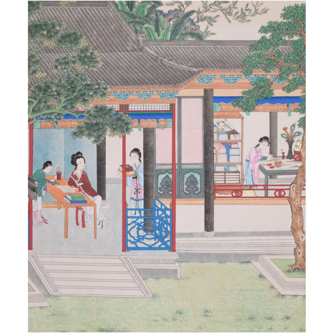 LOT.1627 《仕女》68*59cm 纸本设色立轴