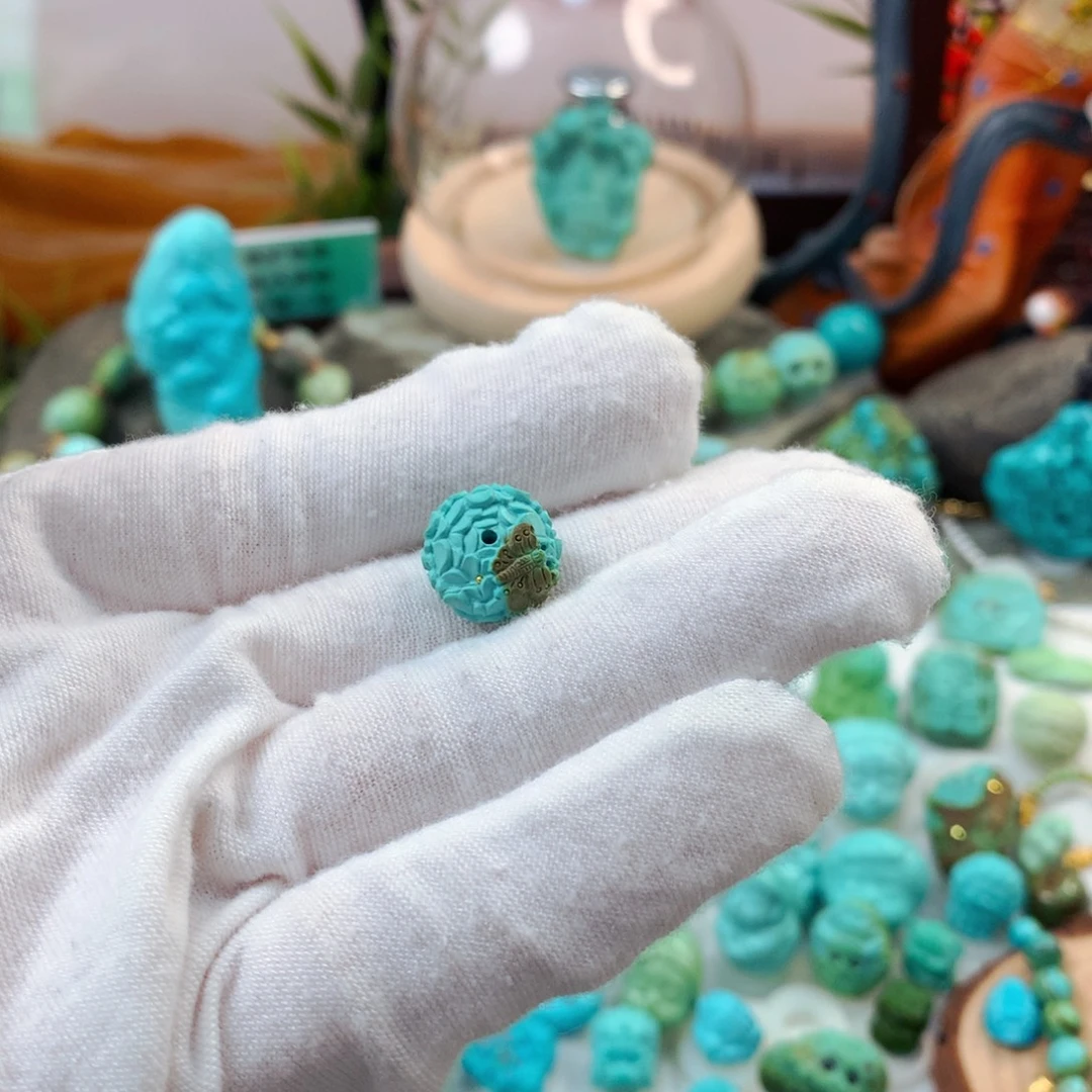 绿松石未镶嵌珠宝半成品