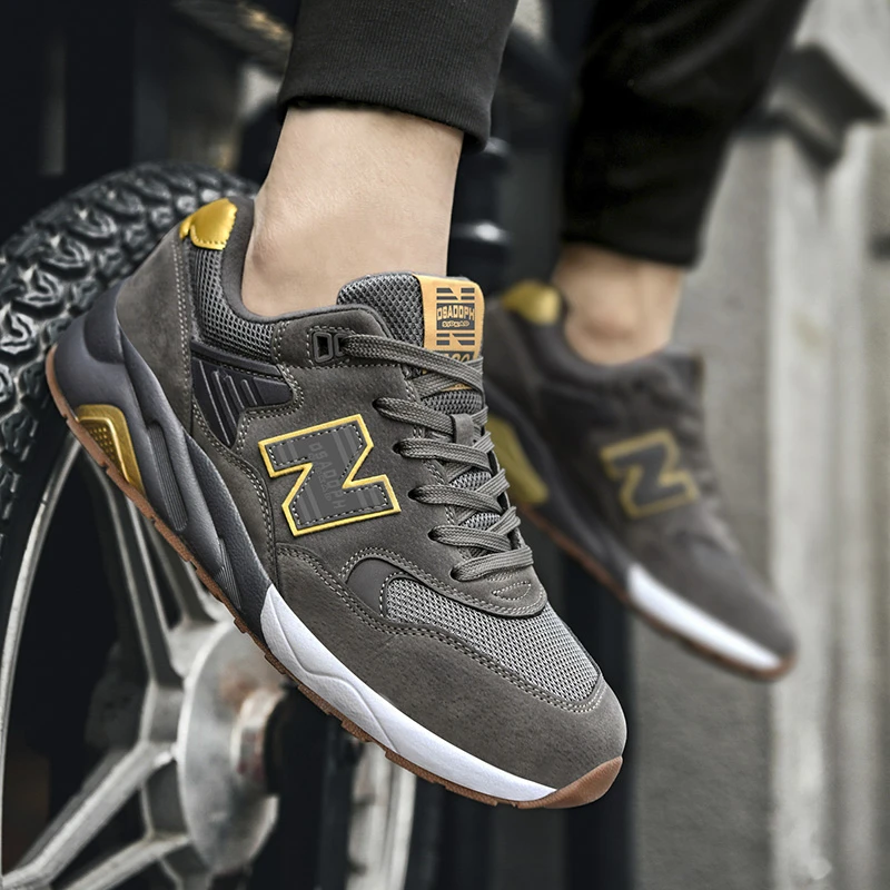 新百伦跑步鞋男春夏款运动鞋男鞋情侣款休闲鞋女鞋厚底防滑慢跑鞋