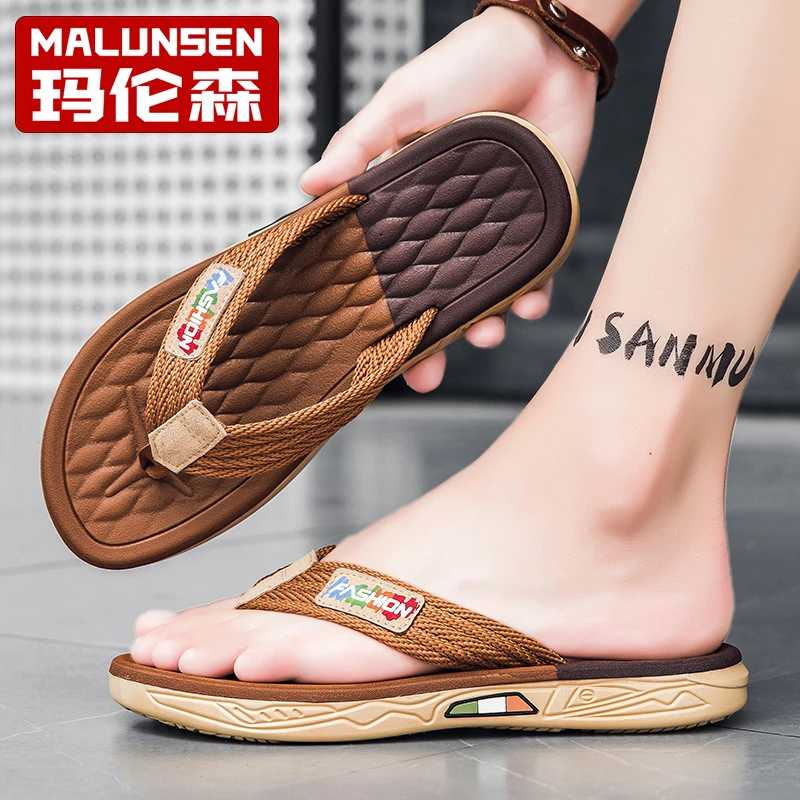 2025新款夏季拖鞋防滑耐磨男士休闲外穿男款人字拖软底沙滩拖鞋男