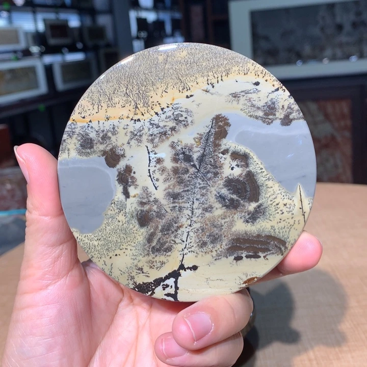 。广西国画石摆件，收藏观赏