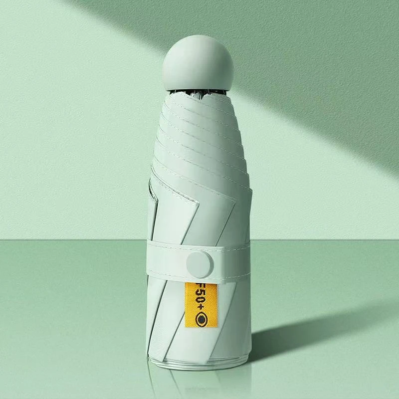 遮阳胶囊伞便携晴雨两用胶囊太阳伞小巧折叠防紫外线遮阳防晒