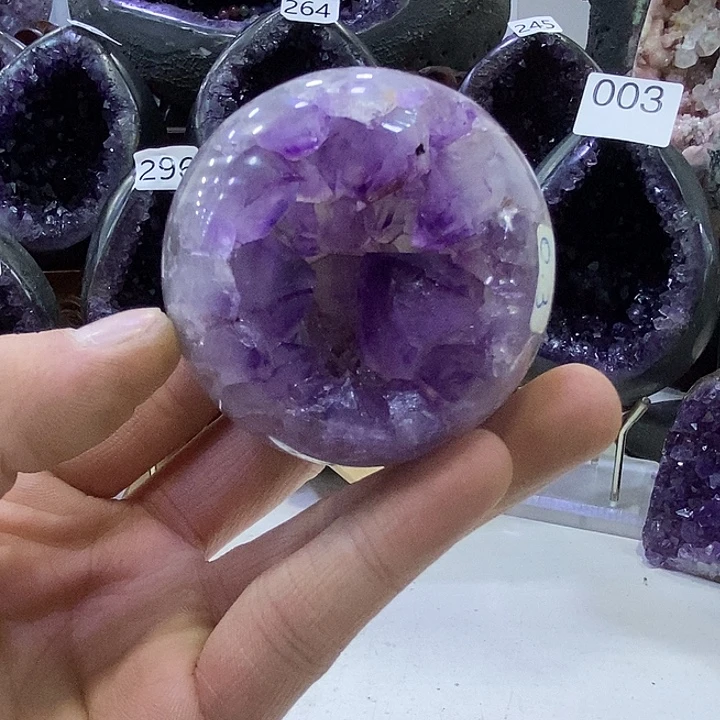 未镶嵌紫晶珠宝半成品241