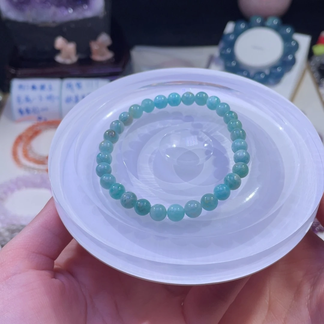 未镶嵌手链水晶老矿天河石6+