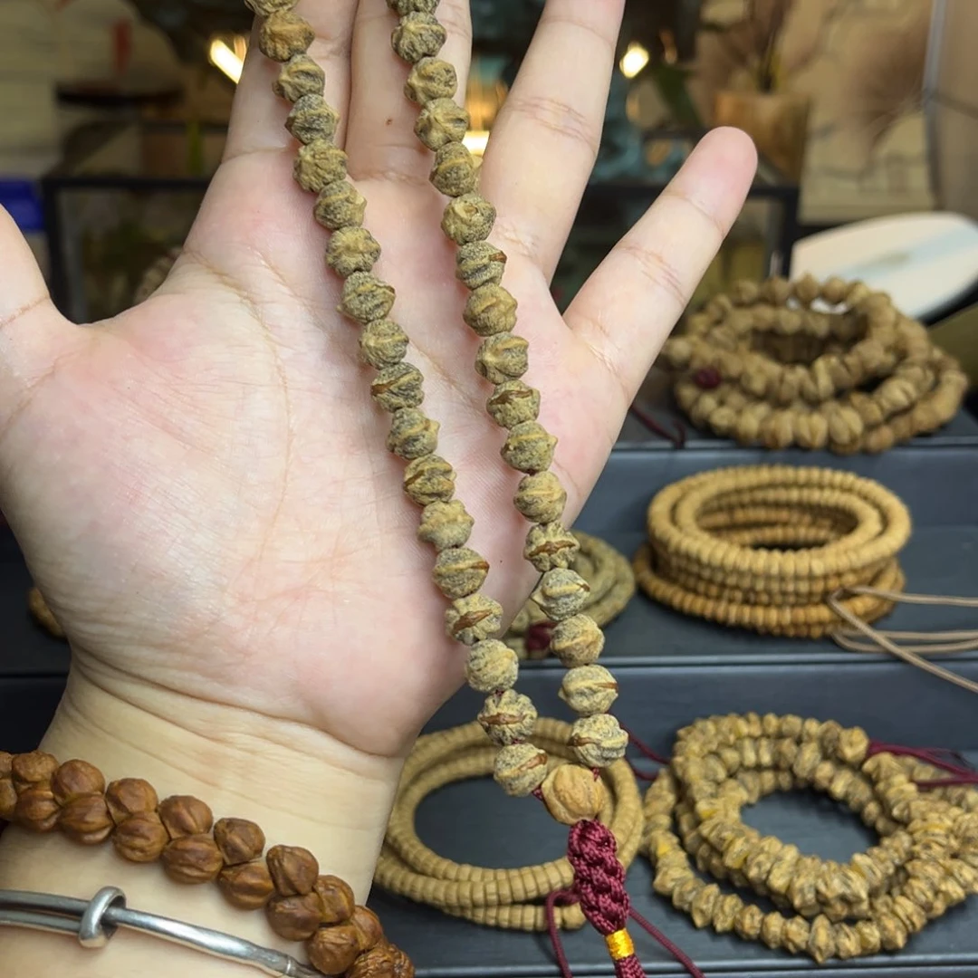 柏香籽/百香籽吊坠红芽手持