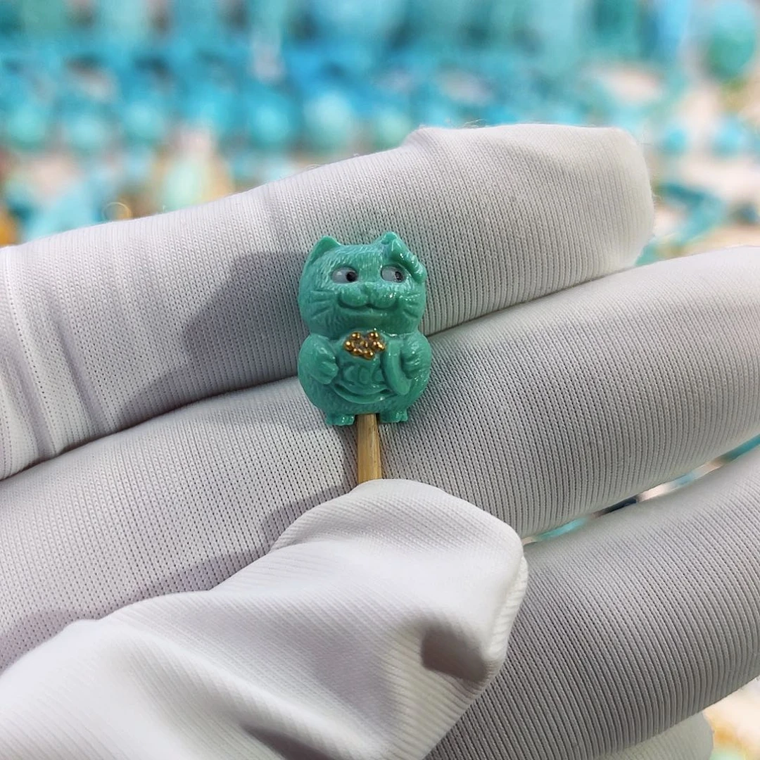 绿松石珠宝奇石未镶嵌