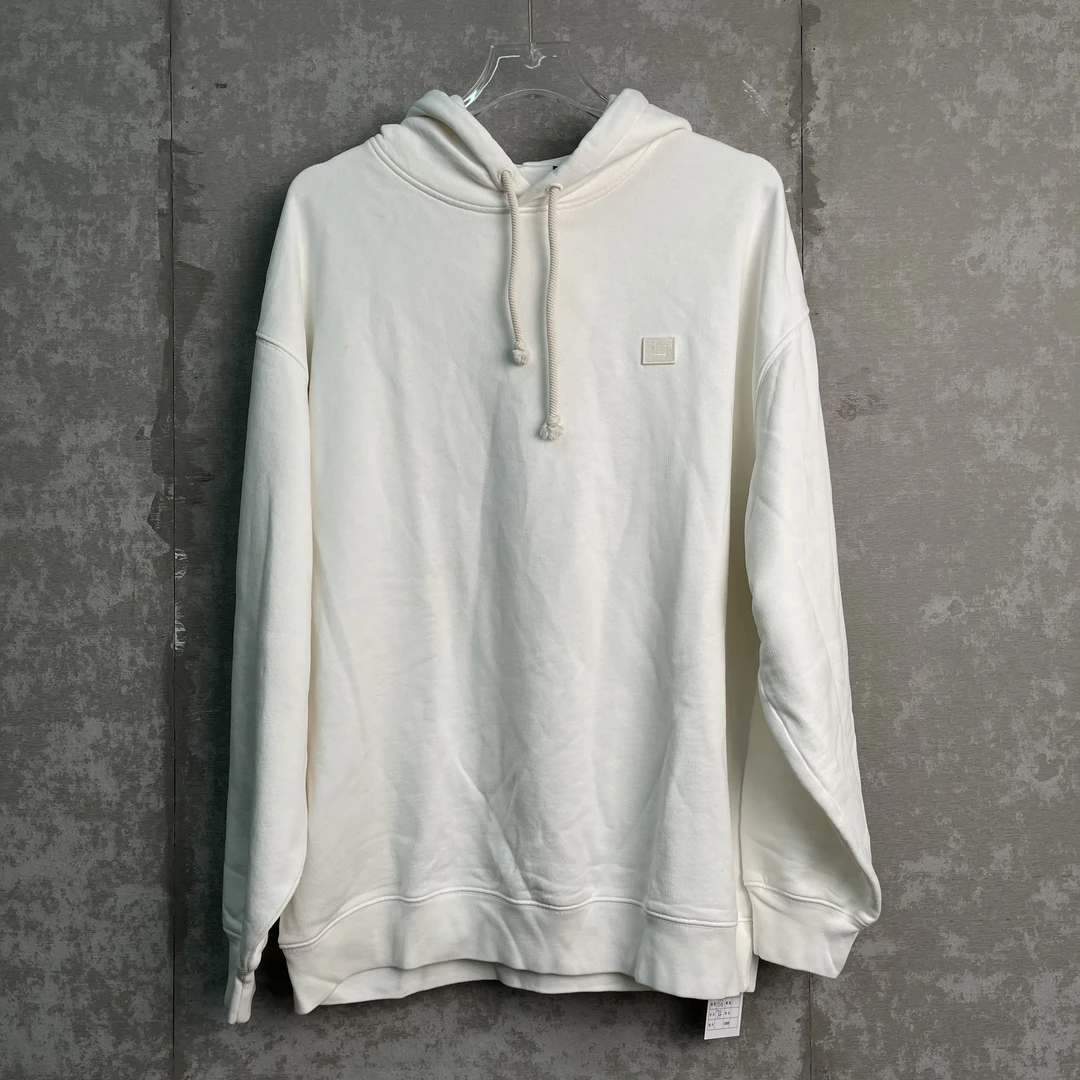 未使用 WE11 DONE Acne Studio白色笑脸帽衫/15644
