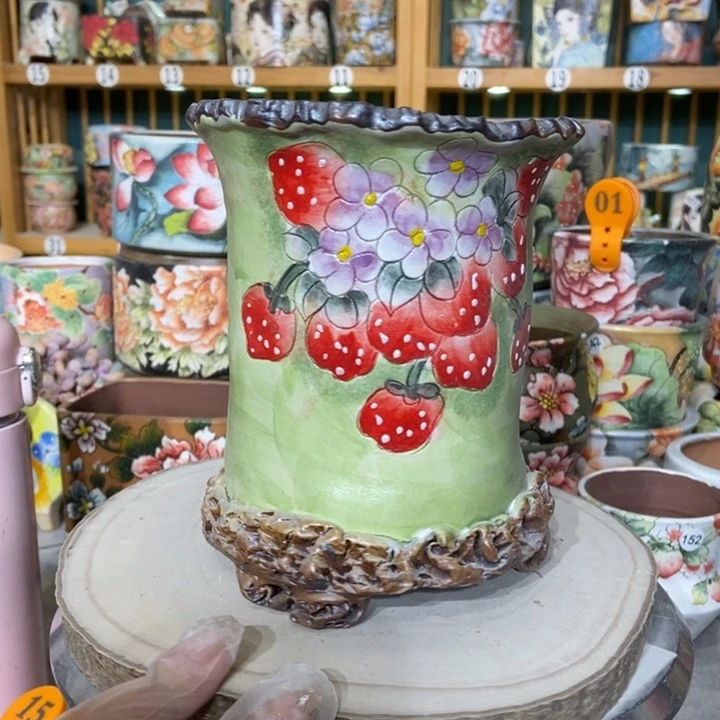 红陶景德镇艺术手绘作品