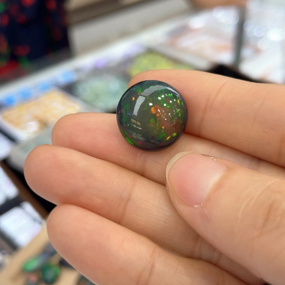 欧泊未镶嵌颈饰直径16 厚8