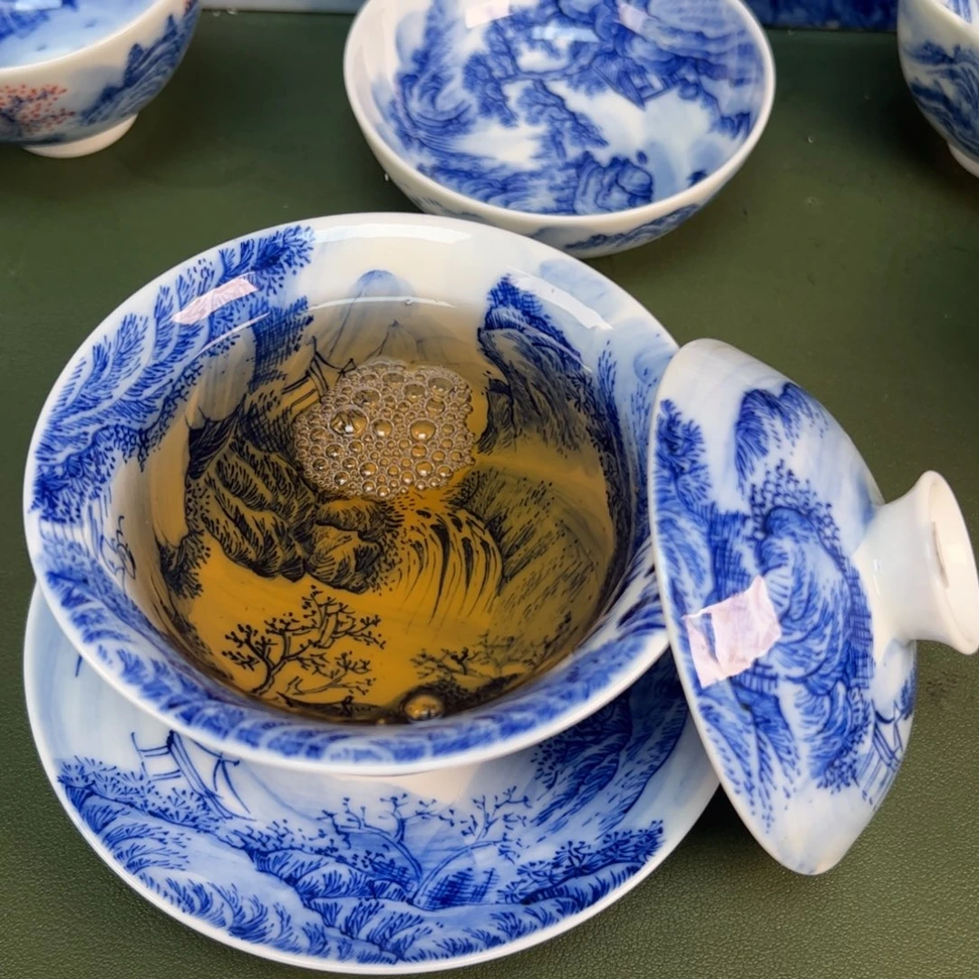景德镇纯手绘茶具圆圆212