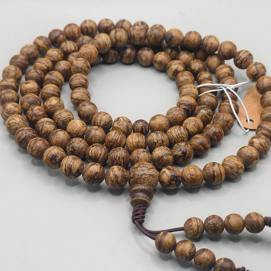 沉香沉香【卓卓精选】CR3259 惠安虎斑 天然野多圈手串