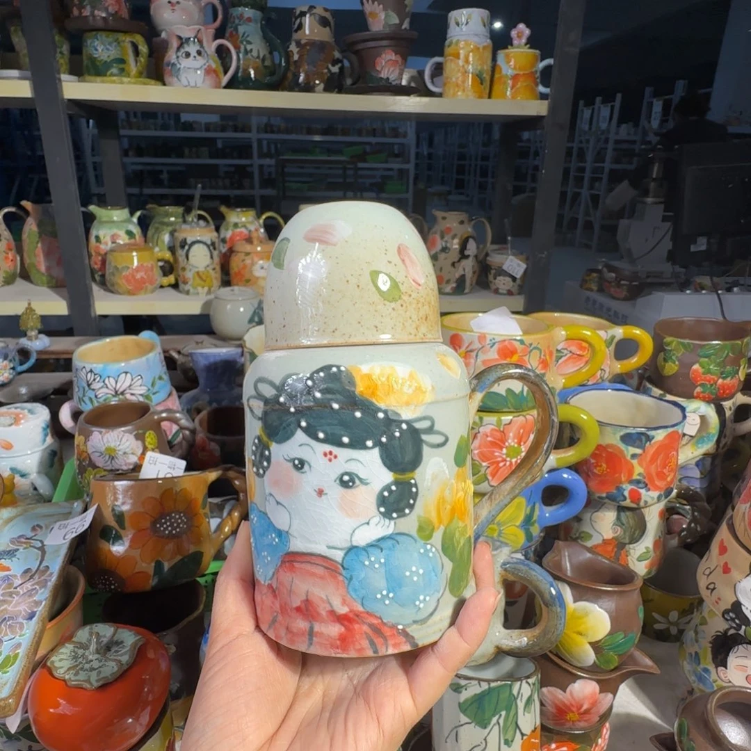 紫砂景德镇手工陶瓷釉下彩微瑕111