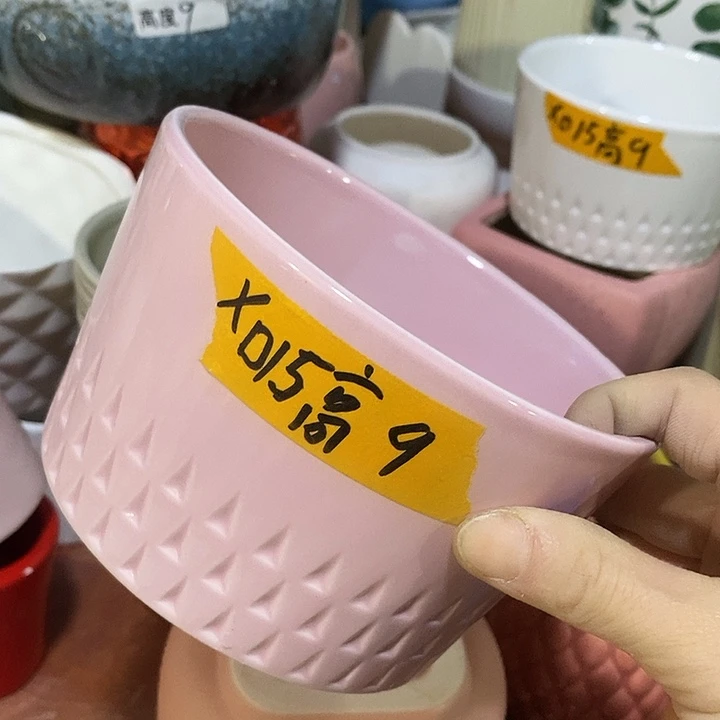 陶摆件陶盆有孔 瑕疵介意勿拍