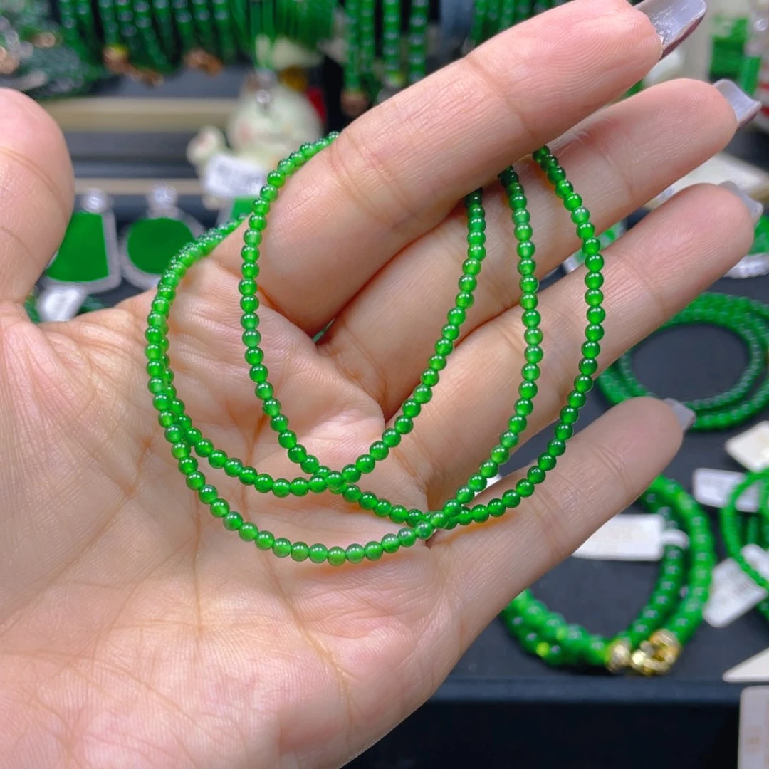 颈饰未镶嵌翡翠项链2.5