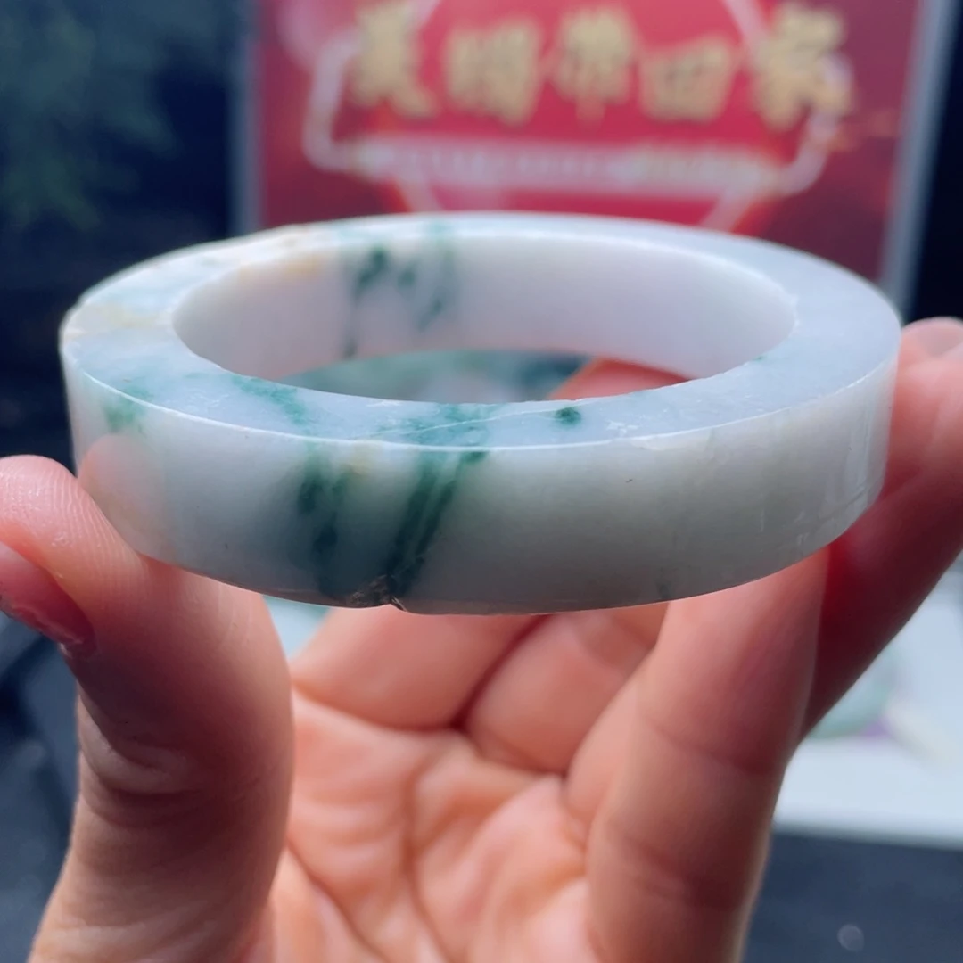 定制翡翠未镶嵌正圈手镯