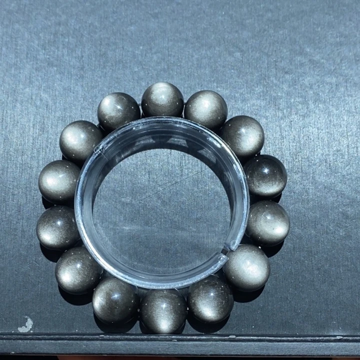 黑曜岩手链未镶嵌超**。