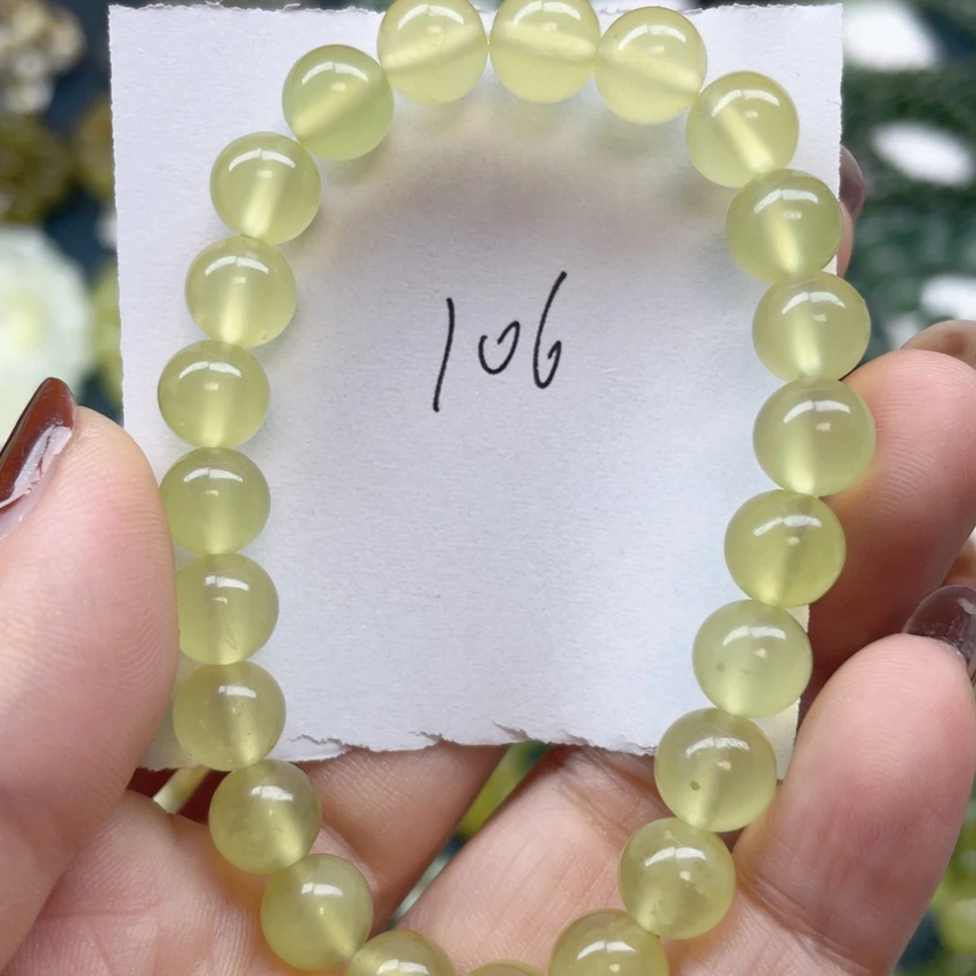 未镶嵌蛇纹石玉手链