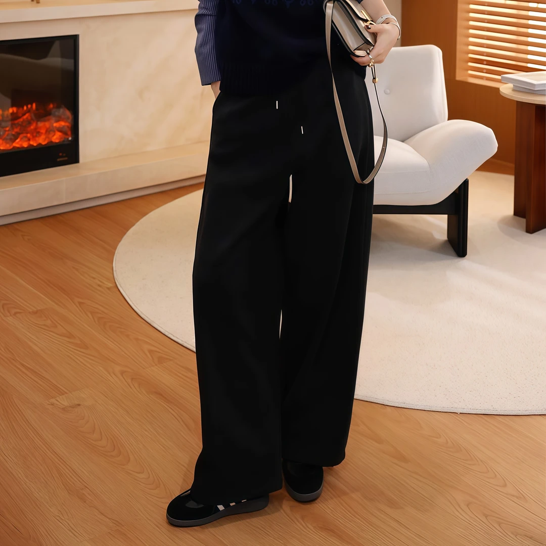 【懒人裤】Mayya Plus麦芽定制气质显瘦流光风针织裤32547089