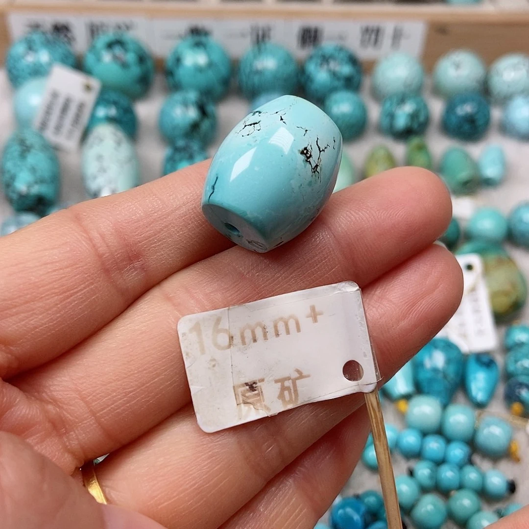 未镶嵌绿松石珠宝半成品
