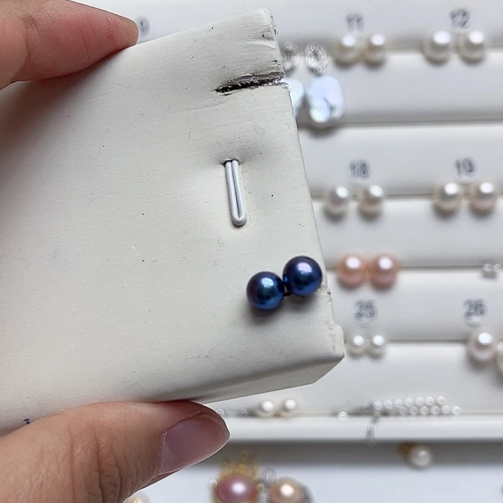 臭***莲耳饰银S925镶嵌淡水珍珠