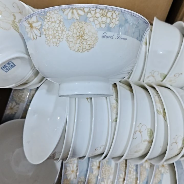 瓷景德镇陶瓷6寸面碗6个