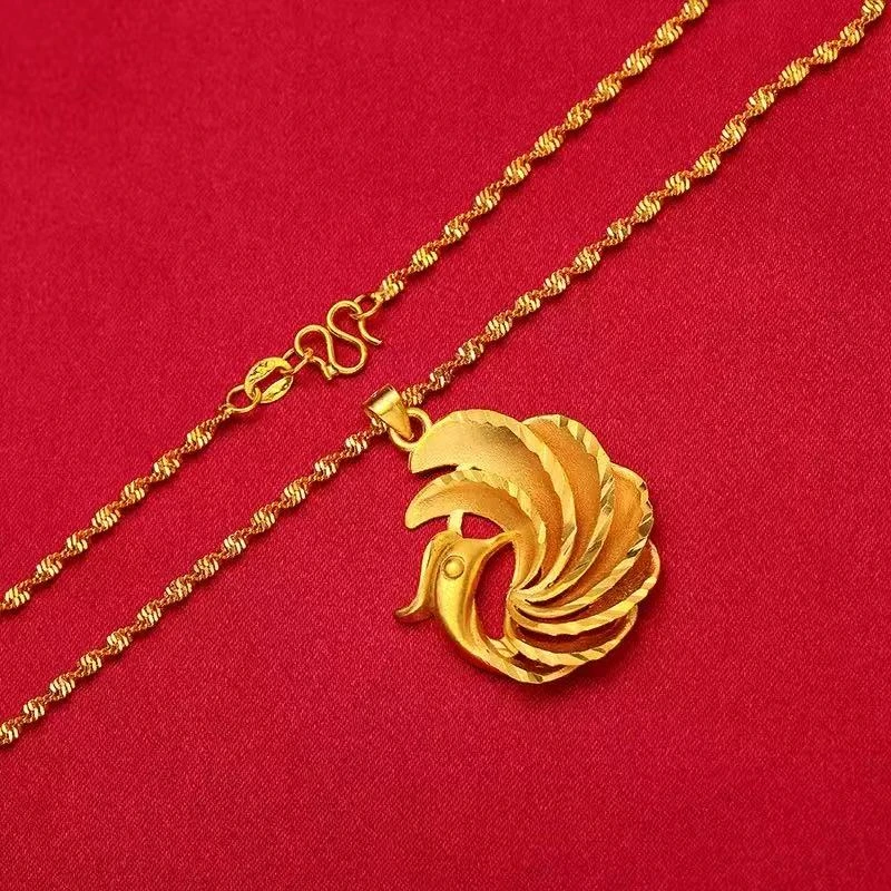 合金项链 时尚百搭女士孔雀复古素款项链*蝴蝶1