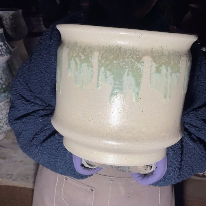 紫砂花盆口25高25正品正品