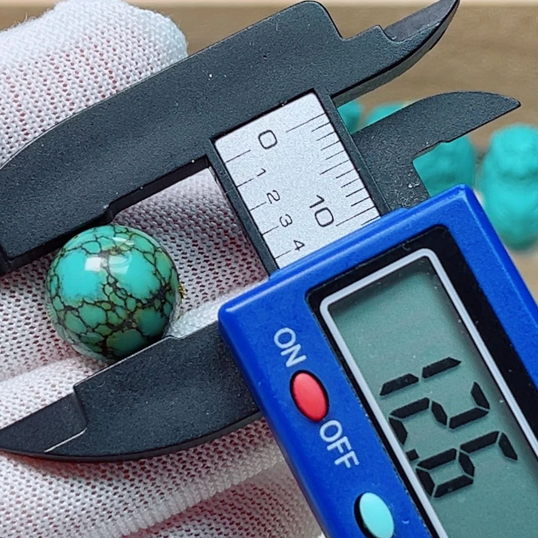 绿松石未镶嵌圆珠