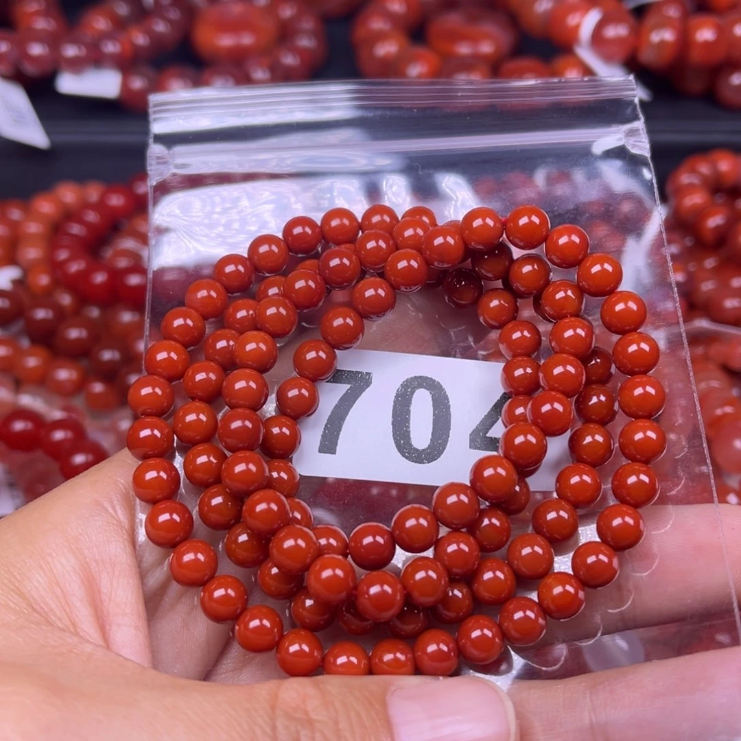 亿***钱南红玛瑙未镶嵌手链