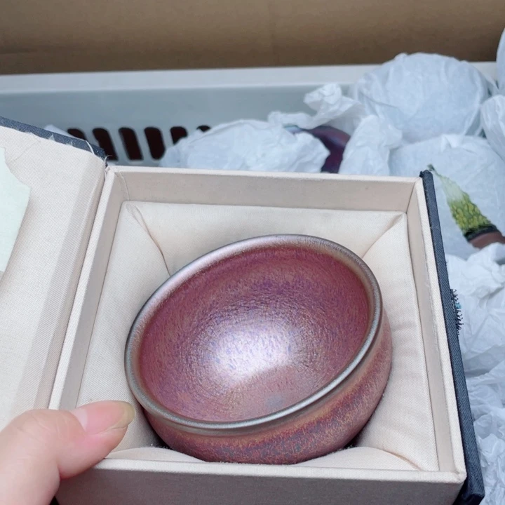 茶盏晚霞将军配礼盒