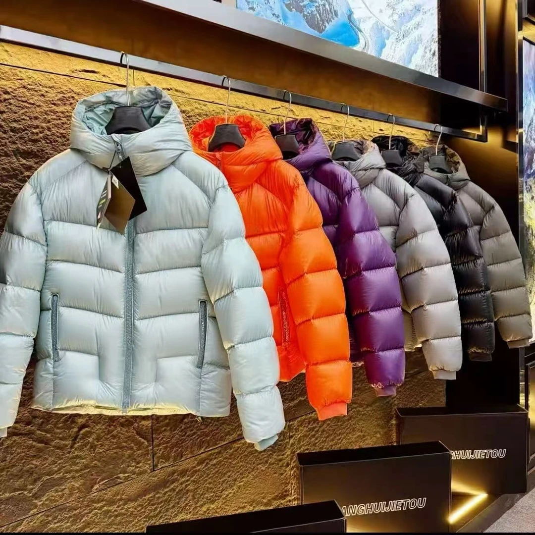 户外连帽短款滑雪服羽绒服防风保暖冬季外套
