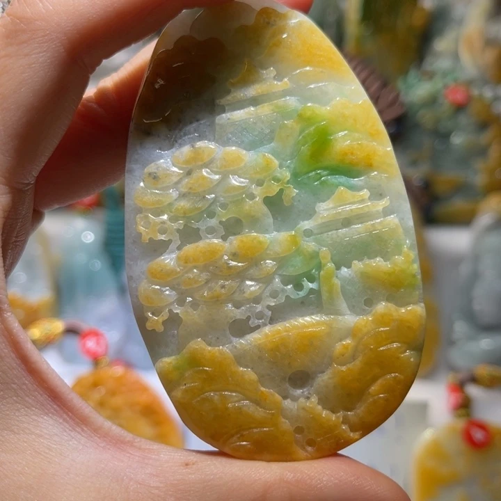 吊坠(不含链)未镶嵌翡翠