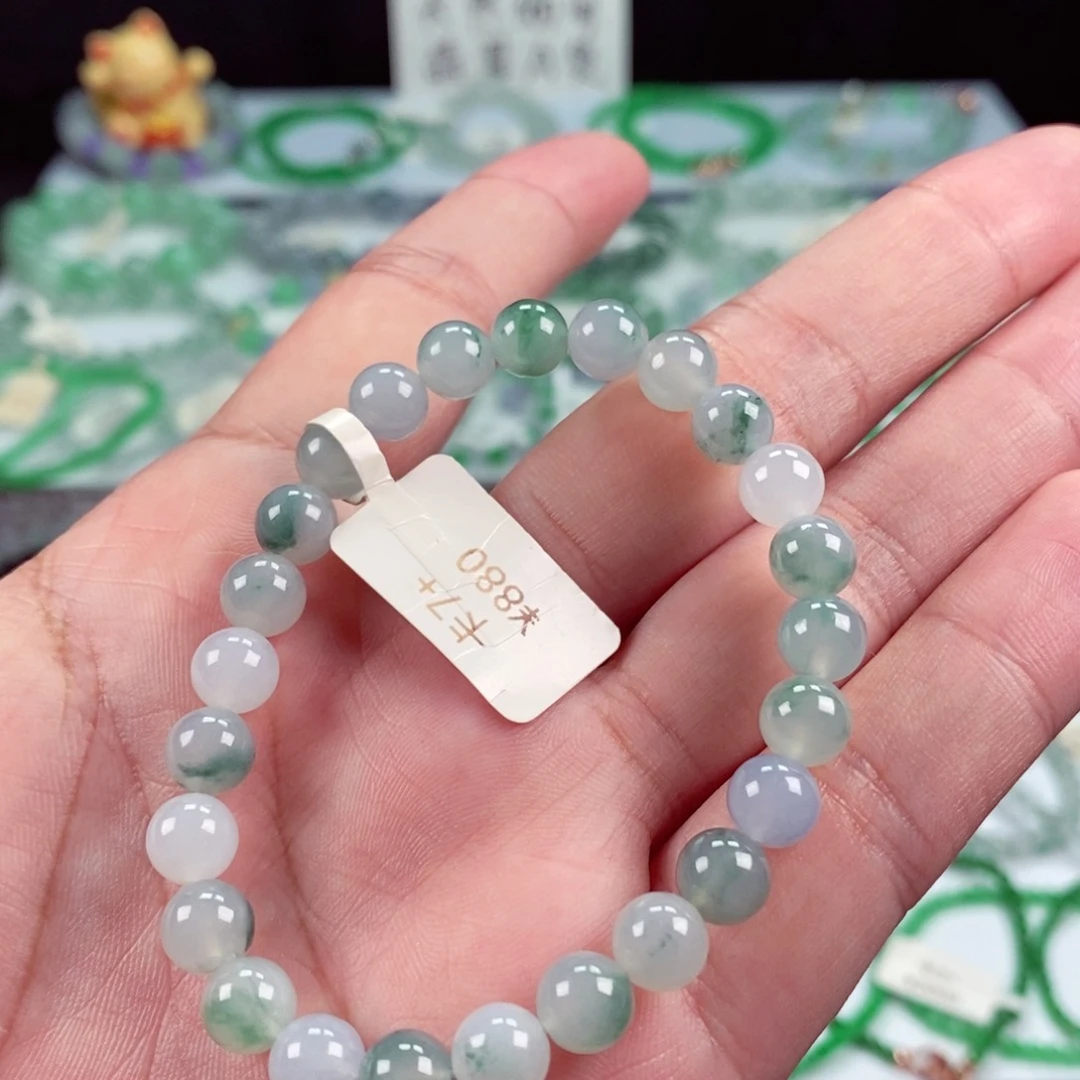 未镶嵌手链翡翠卡7.5