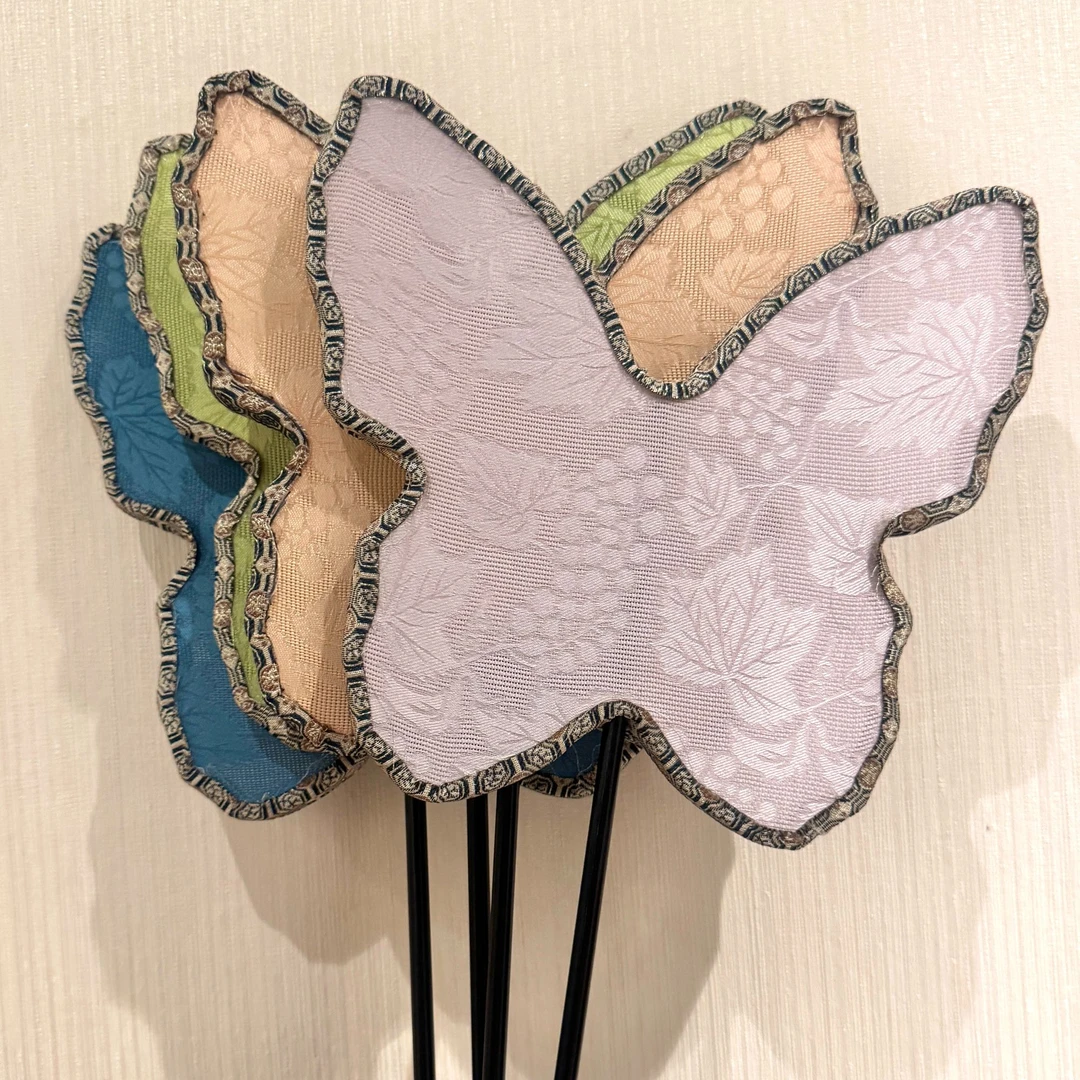 玉兰悠悠高级时装 绮罗蝶扇 优雅精致团扇