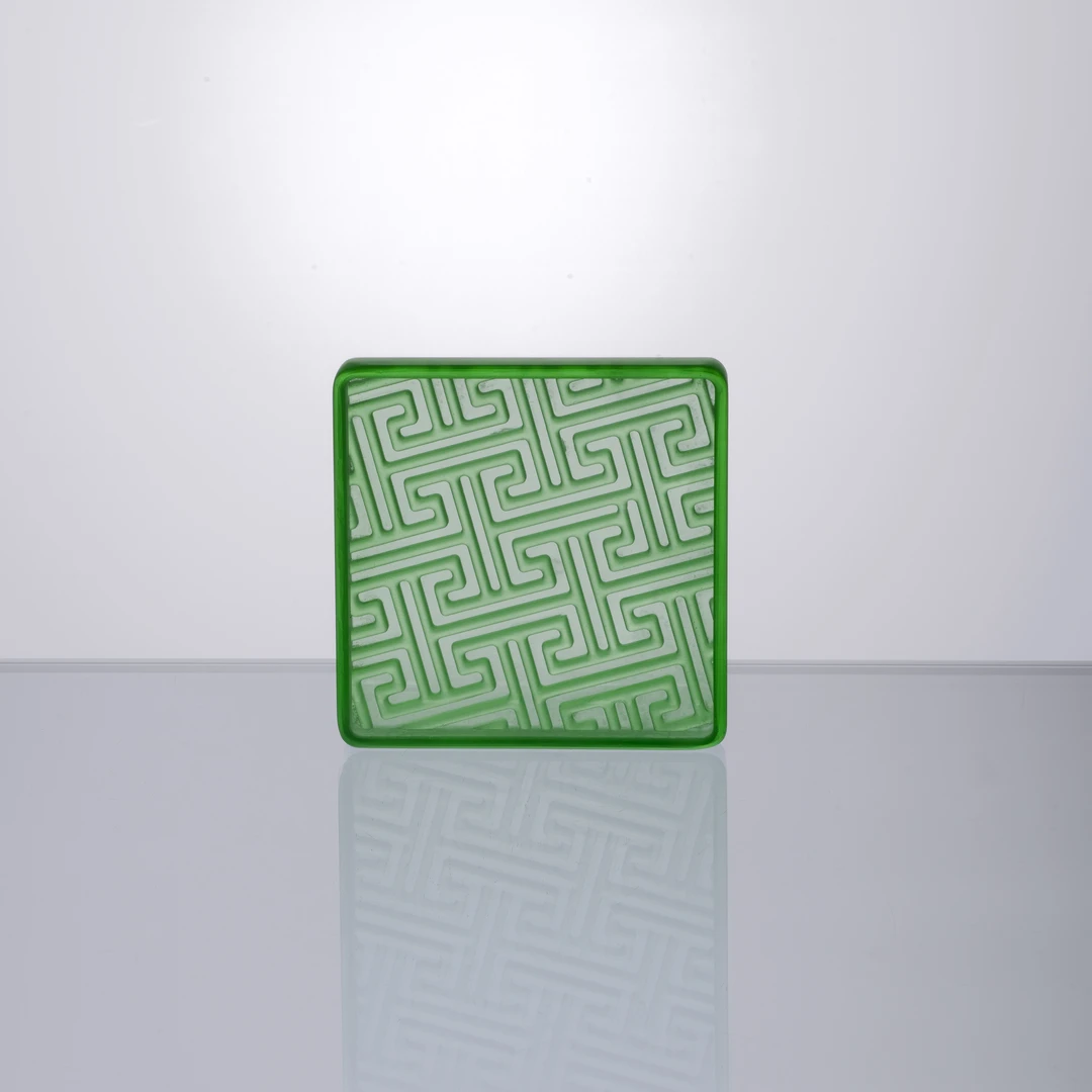 采莲东方美学会客厅【万字壶承】极简轻奢新中式书摆件