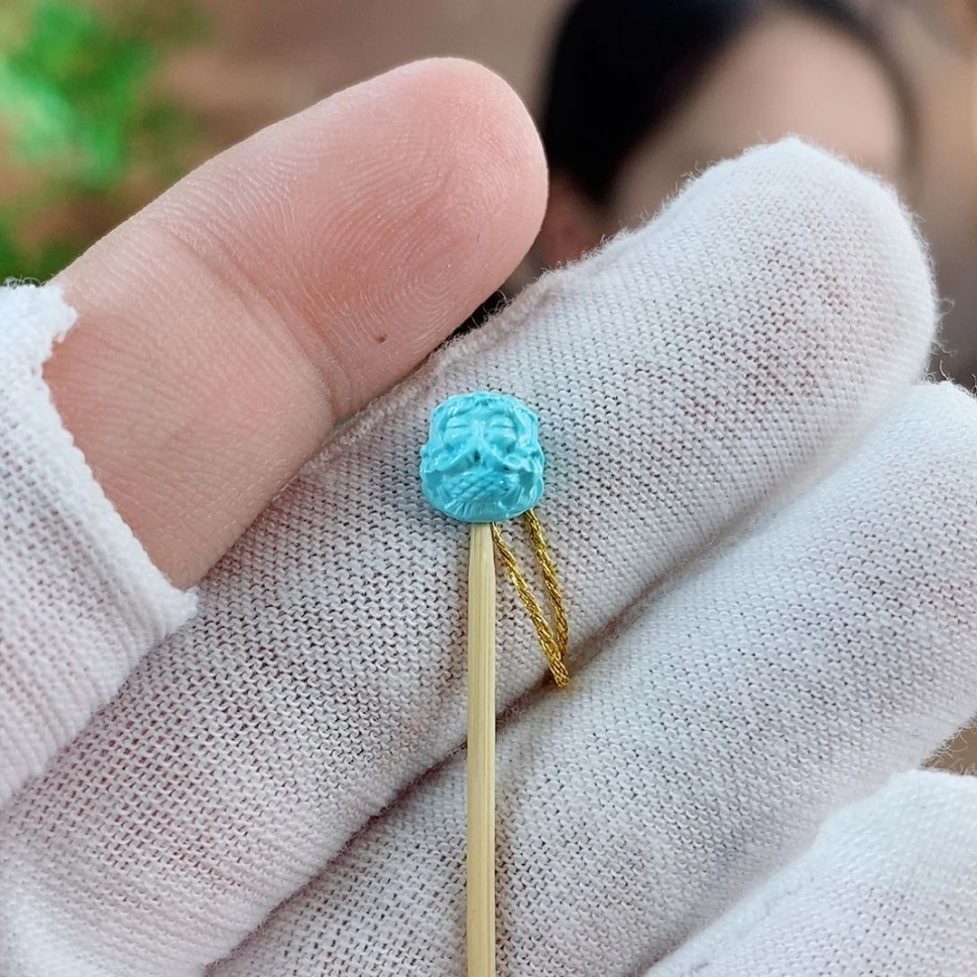 绿松石珠宝奇石未镶嵌