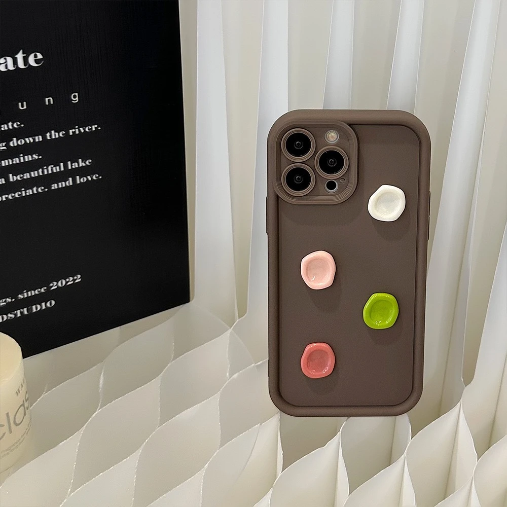 立体几何棕适用华为Mate60 pro手机壳nova7SE荣耀80全包X30复古10