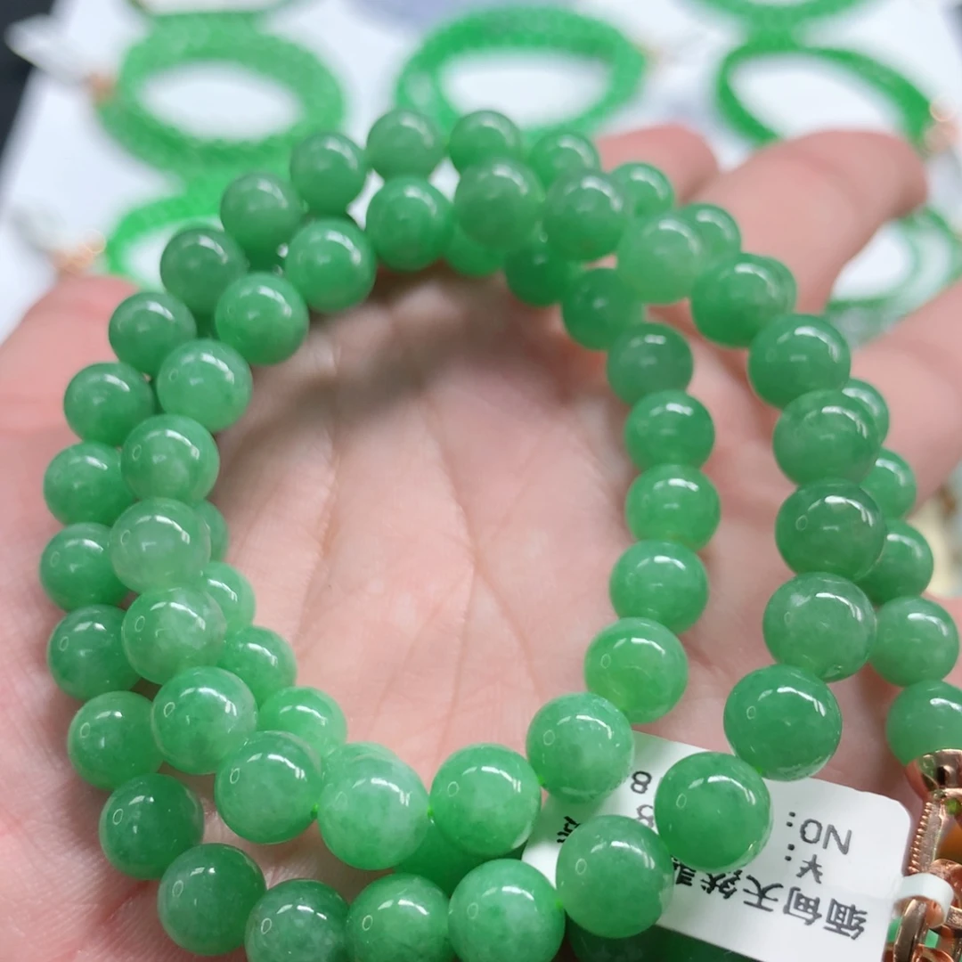 翡翠未镶嵌手链翡翠