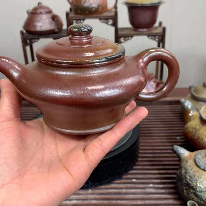 紫砂茶壶紫泥制作280c