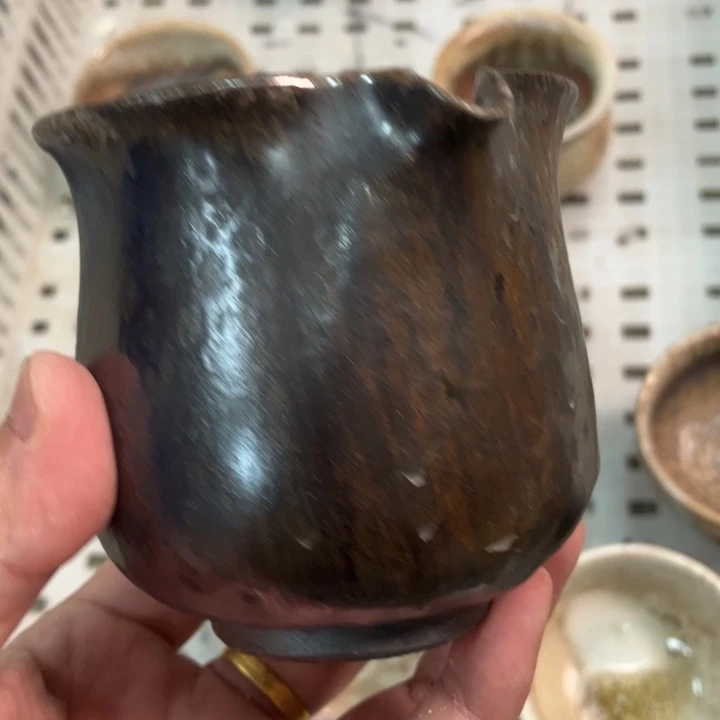 柴烧杯子宝瓶大放漏。