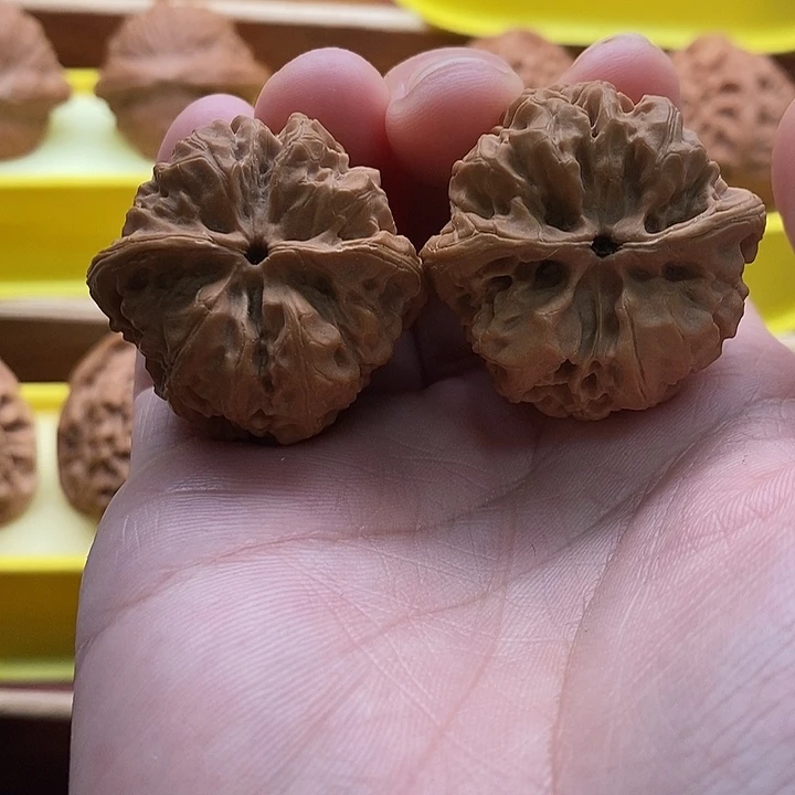 文玩核桃吊坠野牛