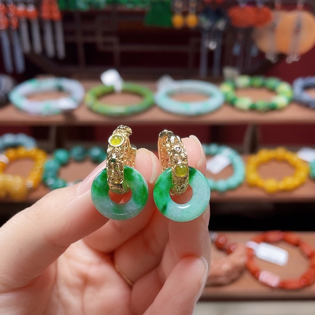 翡翠未镶嵌手链饰品