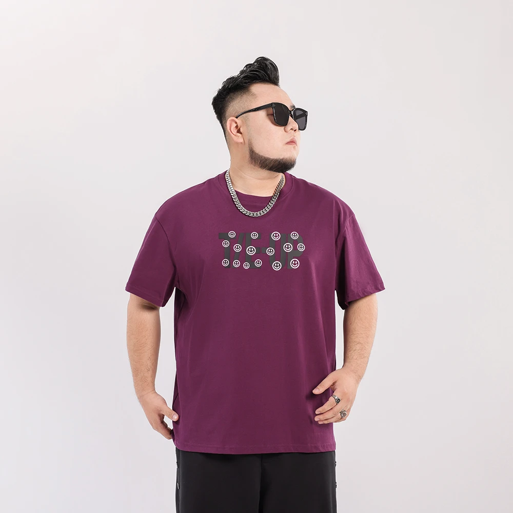 夏季圆领T恤时尚半袖印花休闲宽松国潮简约百搭棉T短袖PB520813