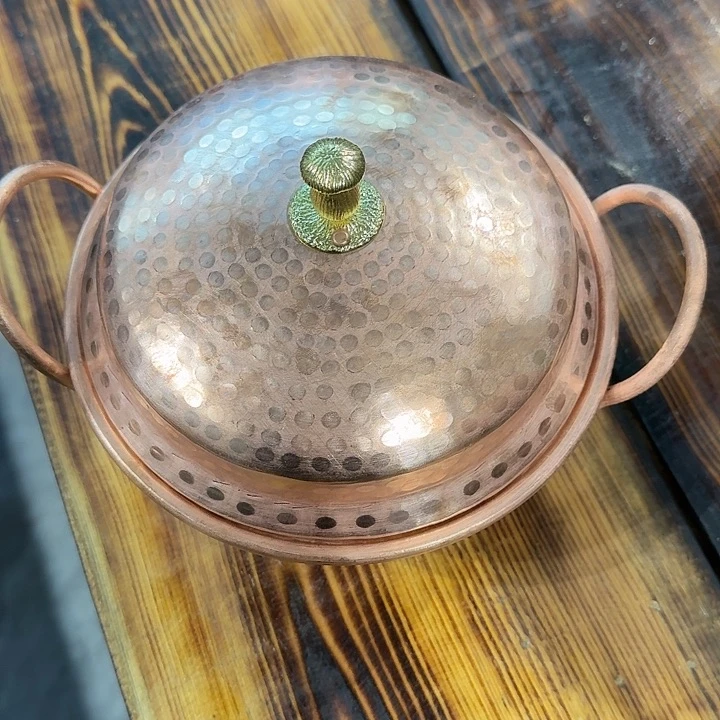 心***界紫铜手工制作摆件20口径