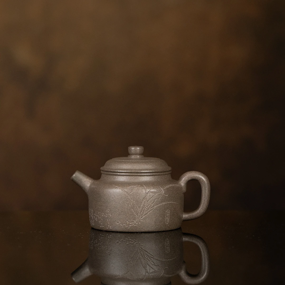 【利贞l德钟】原矿青段泥 约190cc 手工制 紫砂壶 茶具CRY